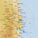 Live Brisbane Weather Radar - 128km - Doppler Wind