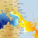 Live Brisbane Weather Radar - 128km - Doppler Wind