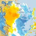 Live Brisbane Weather Radar - 128km - Doppler Wind