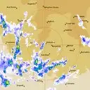 Live Warrego Weather Radar - 128km - Rain Rate