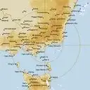 Live Bairnsdale Weather Radar - 512km - Rain Rate