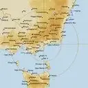 Live Bairnsdale Weather Radar - 512km - Rain Rate
