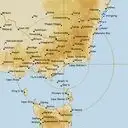 Live Bairnsdale Weather Radar - 512km - Rain Rate