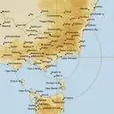 Live Bairnsdale Weather Radar - 512km - Rain Rate