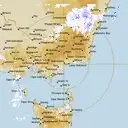 Live Bairnsdale Weather Radar - 512km - Rain Rate