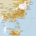 Live Bairnsdale Weather Radar - 512km - Rain Rate