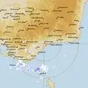 Live Bairnsdale Weather Radar - 256km - Rain Rate
