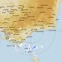 Live Bairnsdale Weather Radar - 256km - Rain Rate