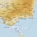 Live Bairnsdale Weather Radar - 256km - Rain Rate