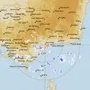 Live Bairnsdale Weather Radar - 256km - Rain Rate