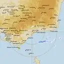 Live Bairnsdale Weather Radar - 256km - Rain Rate