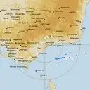 Live Bairnsdale Weather Radar - 256km - Rain Rate