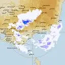 Live Bairnsdale Weather Radar - 256km - Rain Rate