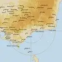 Live Bairnsdale Weather Radar - 256km - Rain Rate