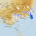Live Bairnsdale Weather Radar - 256km - Rain Rate