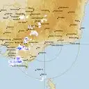 Live Bairnsdale Weather Radar - 256km - Rain Rate