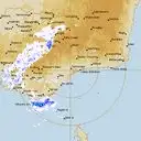 Live Bairnsdale Weather Radar - 256km - Rain Rate
