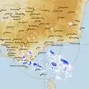 Live Bairnsdale Weather Radar - 256km - Rain Rate