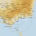 Live Bairnsdale Weather Radar - 256km - Rain Rate