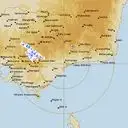 Live Bairnsdale Weather Radar - 256km - Rain Rate