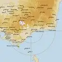 Live Bairnsdale Weather Radar - 256km - Rain Rate
