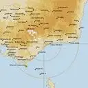 Live Bairnsdale Weather Radar - 256km - Rain Rate