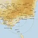Live Bairnsdale Weather Radar - 256km - Rain Rate