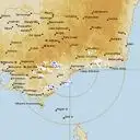 Live Bairnsdale Weather Radar - 256km - Rain Rate
