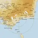 Live Bairnsdale Weather Radar - 256km - Rain Rate