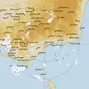 Live Bairnsdale Weather Radar - 256km - Rain Rate