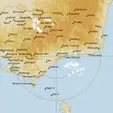Live Bairnsdale Weather Radar - 256km - Rain Rate
