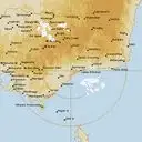 Live Bairnsdale Weather Radar - 256km - Rain Rate