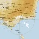 Live Bairnsdale Weather Radar - 256km - Rain Rate