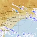 Live Bairnsdale Weather Radar - 128km - Rain Rate