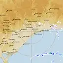 Live Bairnsdale Weather Radar - 128km - Rain Rate