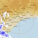 Live Bairnsdale Weather Radar - 128km - Rain Rate