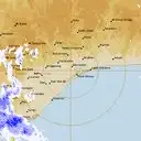 Live Bairnsdale Weather Radar - 128km - Rain Rate