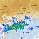Live Bairnsdale Weather Radar - 128km - Rain Rate