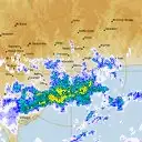 Live Bairnsdale Weather Radar - 128km - Rain Rate
