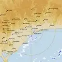 Live Bairnsdale Weather Radar - 128km - Rain Rate