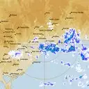 Live Bairnsdale Weather Radar - 128km - Rain Rate
