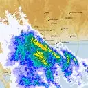 Live Bairnsdale Weather Radar - 128km - Rain Rate