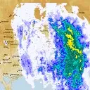 Live Bairnsdale Weather Radar - 128km - Rain Rate