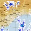 Live Bairnsdale Weather Radar - 128km - Rain Rate