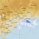 Live Bairnsdale Weather Radar - 128km - Rain Rate