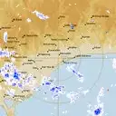 Live Bairnsdale Weather Radar - 128km - Rain Rate