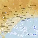 Live Bairnsdale Weather Radar - 128km - Rain Rate