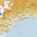 Live Bairnsdale Weather Radar - 128km - Rain Rate