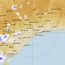 Live Bairnsdale Weather Radar - 128km - Rain Rate