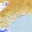 Live Bairnsdale Weather Radar - 128km - Rain Rate
